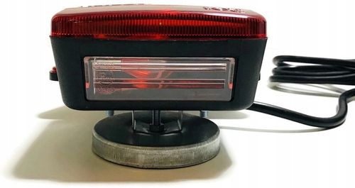 ZESTAW LAMP DO PRZYCZEPKI TRÓJKAT MAGNES WTYK ŚWIATŁA TYŁ HOMOLOGACJA 7 PIN na Arena.pl