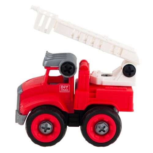 MAŁY STRAŻAK ZESTAW MAŁEGO STRAŻAKA POJAZDY AUTKA WÓZ AKCESORIA HEŁM 4 W 1 na Arena.pl