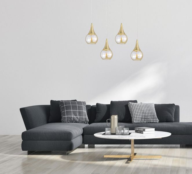 Lampa wisząca 4xE27 LACRIMA WHITE zdjęcie 2