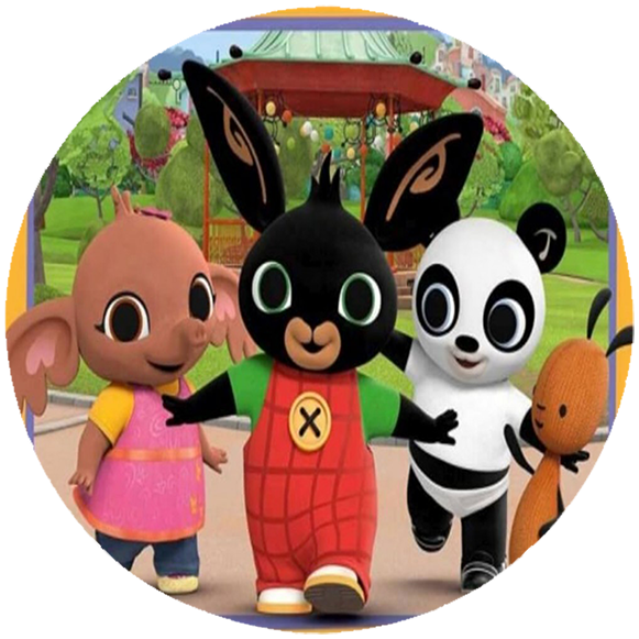 Opłatek na tort Królik Bing zdjęcie 1