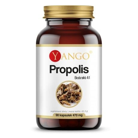 YANGO Propolis - ekstrakt 4:1 (90 kaps.) zdjęcie 1