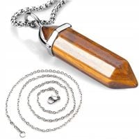 WISIOREK kamień TYGRYSIE OKO naszyjnik prezent