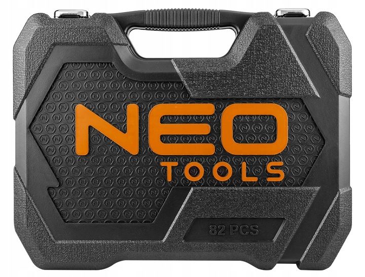 NEO TOOLS Klucze Nasadowe 85 el. 1/4, 1/2 CrV Zestaw Narzędzi Walizka zdjęcie 12
