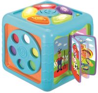 Kostka edukacyjna Winfun 6 m + plastikowa dźwiękowa świetlna wielokolorowa