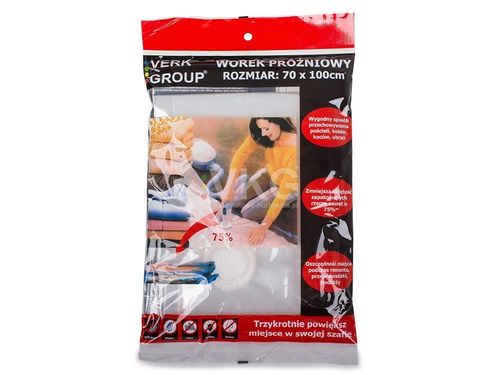 POKROWIEC PRZECHOWYWANIA ODZIEŻY PRÓŻNIOWY WOREK 70X100 na Arena.pl