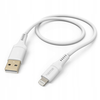 Kabel HAMA Ładujący/data Flexible USB-A - Lightning 1.5m Biały