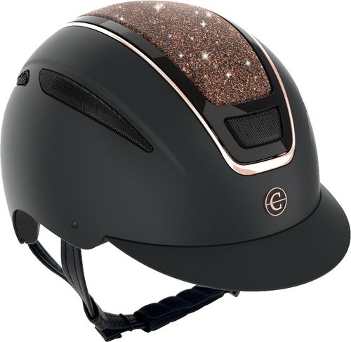 Kask jeździecki Elite, różowe złoto, 59-61 cm, Covalliero na Arena.pl