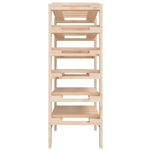 Stojak na wino, 61,5x30x82 cm, lite drewno sosnowe na Arena.pl