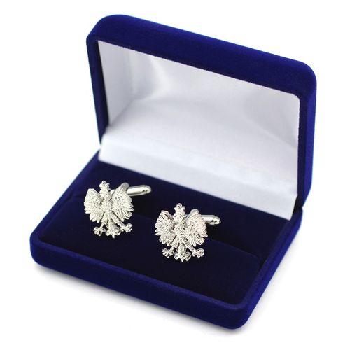 ORZEŁ POLSKI SPINKI DO MANKIETÓW z etui na Arena.pl