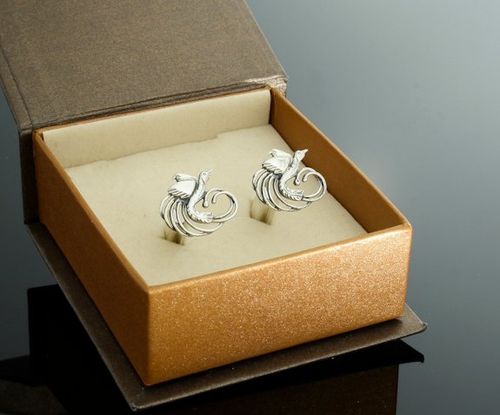 Spinki do mankietów ptak Feniks nieśmiertelność na Arena.pl