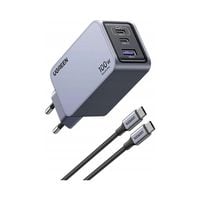 Ładowarka sieciowa Ugreen Nexode Pro 25874 100W, GaN, USB + 2x USB-C - szar