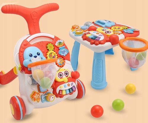 CHODZIK PCHACZ INTERAKTYWNY STOLIK EDUKACYJNY 5w1 na Arena.pl