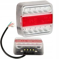 LAMPA TYLNA ZESPOLONA LED x14 12V DO PRZYCZEPY PRZYCZEPKI LAWET SAMOCHODU