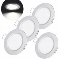 LAMPA SUFITOWA LED DO SAMOCHÓD KEMPINGOWY PRZYCZEPY 12V OŚWIETLENIE 4SZT