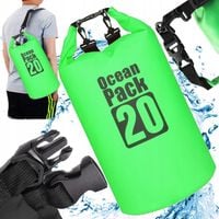 WOREK WODOODPORNY WODOSZCZELNY KAJAK TORBA PLECAK TURYSTYCZNY 20L ZIE