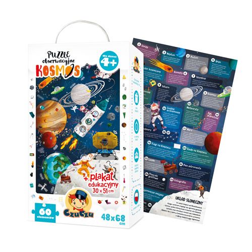 CzuCzu Puzzle Obserwacyjne KOSMOS 4+ na Arena.pl
