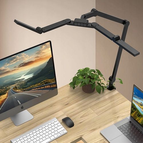 Lampa biurkowa kreślarska LED bezcieniowa z regulacją jasności barw na Arena.pl