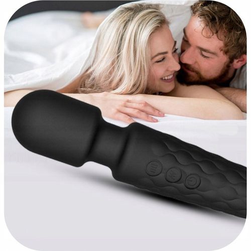 MASAŻER MIEJSC INTYMNYCH WIBRATOR DO ORGAZMÓW MAGIC WAND - 140 FUNKCJI na Arena.pl