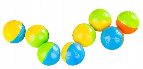 KLOCKI MAGNETYCZNE ŚWIECĄCY TOR KULKOWY ZJAZD dla kulek 110el duży zestaw na Arena.pl