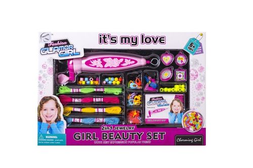 Zestaw ozdób wraz z przyrządem do zaplatania włosów na Arena.pl