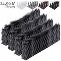 KOLCE NA PTAKI GOŁĘBIE PLASTIKOWE 48szt 25m