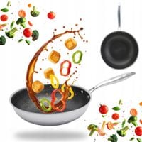 Patelnia 28 cm Honeycomb Non-Stick 3-warstwowa stal 304 Indukcja PFOA Free”