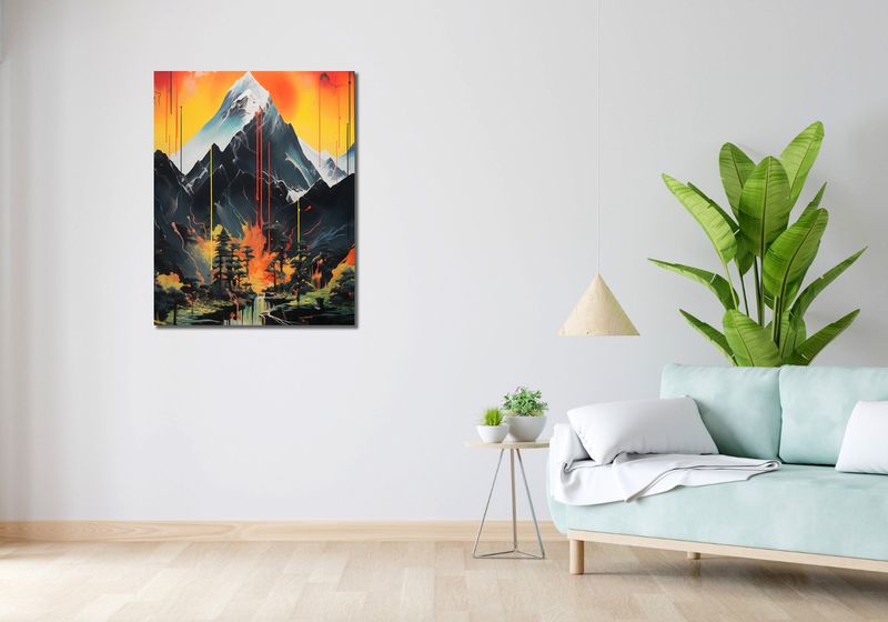 Obraz 70x90cm Górska Alchemia zdjęcie 2