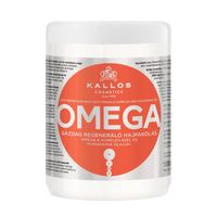 Kallos Omega, Regenrująca maska do włosów z olejem Makadamia, 1000ml