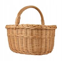 KOSZYK WIKLINOWY NA ZAKUPY KOSZ na piknik GRZYBY