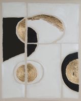 Obraz ręcznie malowany Abstrakcja glamour 80X100 wielokolorowy