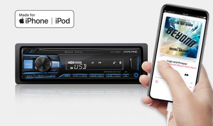 Radio samochodowe ALPINE UTE-201BT Bluetooth MP3 USB VarioColor zdjęcie 5