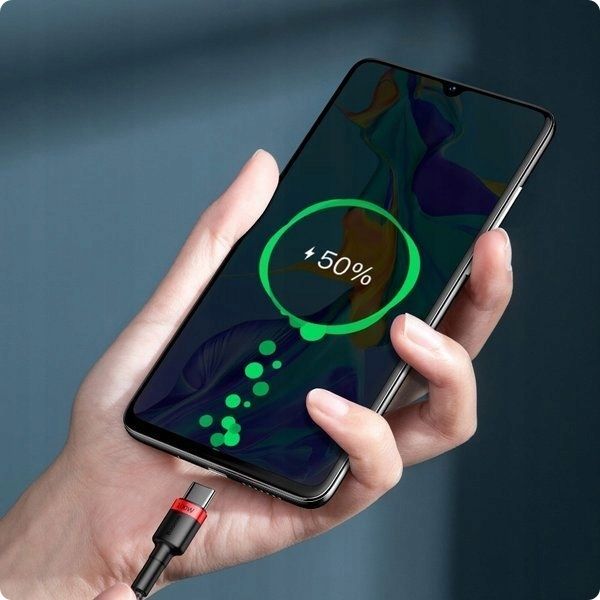 BASEUS MOCNY KABEL USB-C SZYBKIE ŁADOWANIE TYPE-C PD 100W QUICK CHARGE 3.0 zdjęcie 15