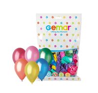 balon gm90 metal 10" różnokolorowy" 100szt. 8211