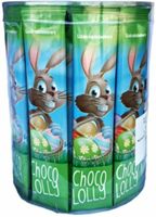 ŚWIĄTECZNY LIZAK ZAJĄC CZEKOLADOWY 40SZTx13G PŁASKI 520G