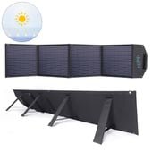 ładowarka solarna słoneczna 100w składana usb-c 2xusb pd qc czarna
