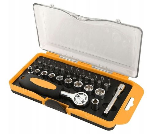 ZESTAW BITÓW I NASADEK Z AKCESORIAMI 38 SZTUK na Arena.pl