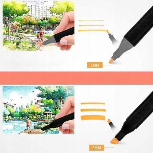 MARKERY MEGA ZESTAW 168 SZTUK + TORBA NASYCONE na Arena.pl