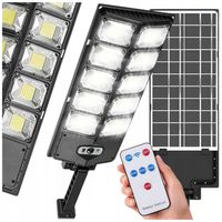 LAMPA ULICZNA SOLARNA LED LATARNIA CZUJNIK RUCHU ZMIERZCHU DUŻA 1000W PILOT