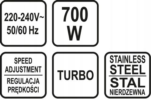 BLENDER RĘCZNY WIELOFUNKCYJNY MALAKSER 700W TURBO na Arena.pl