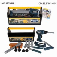 Zestaw Narzędzi Dla Dzieci Skrzynka Z Narzędziami Wkrętarka 3255-H4