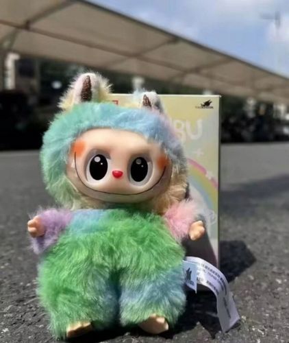 MASKOTKA LALKA LALECZKA BRELOK FIGURKA PLUSZAK Secret LABUBU tęczowy na Arena.pl