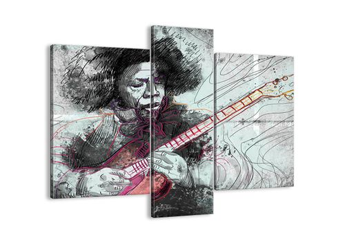 Obraz Na Płótnie - Gitara Muzyka  - 95X80 Cm - Cb95X80-2559 na Arena.pl