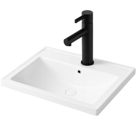 UMYWALKA CERAMICZNA BIAŁA  PROSTOKĄTNA OWALNA NA BLAT 52x41 CM