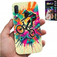 ETUI DO SAMSUNG GALAXY A20E - ROWERY BMX TRIKI SPORTY WYCZYNOWE +SZKŁO
