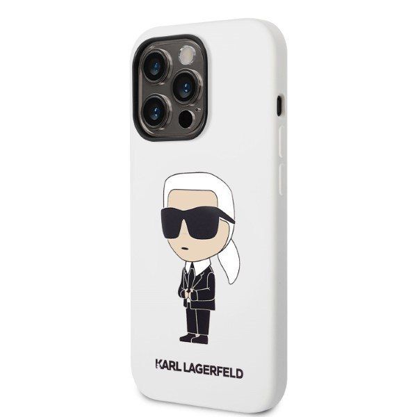 Karl Lagerfeld KLHCP14LSNIKBCH iPhone 14 Pro 6,1" hardcase biały/white zdjęcie 2