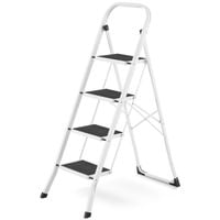 Drabina domowa lekka składana stalowa drabinka schodki 4 stopnie