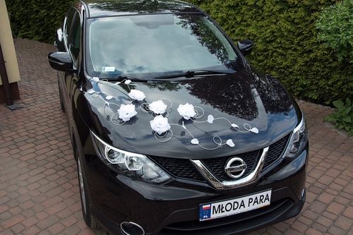 Dekoracja samochodu ozdoby na auto do ślubu A24 na Arena.pl