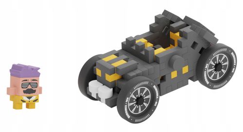 Marioinex Waffle Mini Samochody Old Timer, Jeremy, 50 el, Grey wyścigi 2w1 na Arena.pl