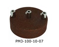 Podsufitka metalowa 3 otwory 100mm rdza naturalna + chrom