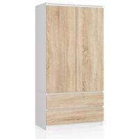 Szafa do sypialni, 2 szuflady, drzwi, DORMI, 90x51x180 cm, | TYLETEGOTU